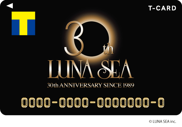 Tカード(LUNA SEAデザイン)30周年ロゴver.